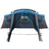 Family Tent for 20 Persons Blue and Gray 745 x 700 x 217 cm