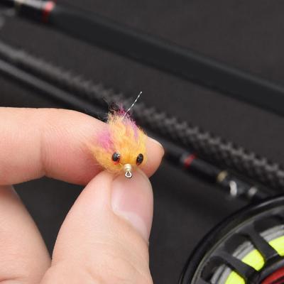 Feather Bird Fly Fishing Lure, Handcrafted Artificial Streamer Fly Hook for Trout Bass Salmon, Freshwater Saltwater Fly Fishing Accessories