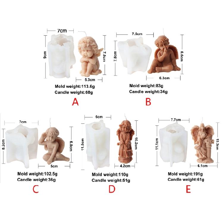 Little Angel Silicone Mold Melt Aromatherapy Handicraft Making Mould Supplies