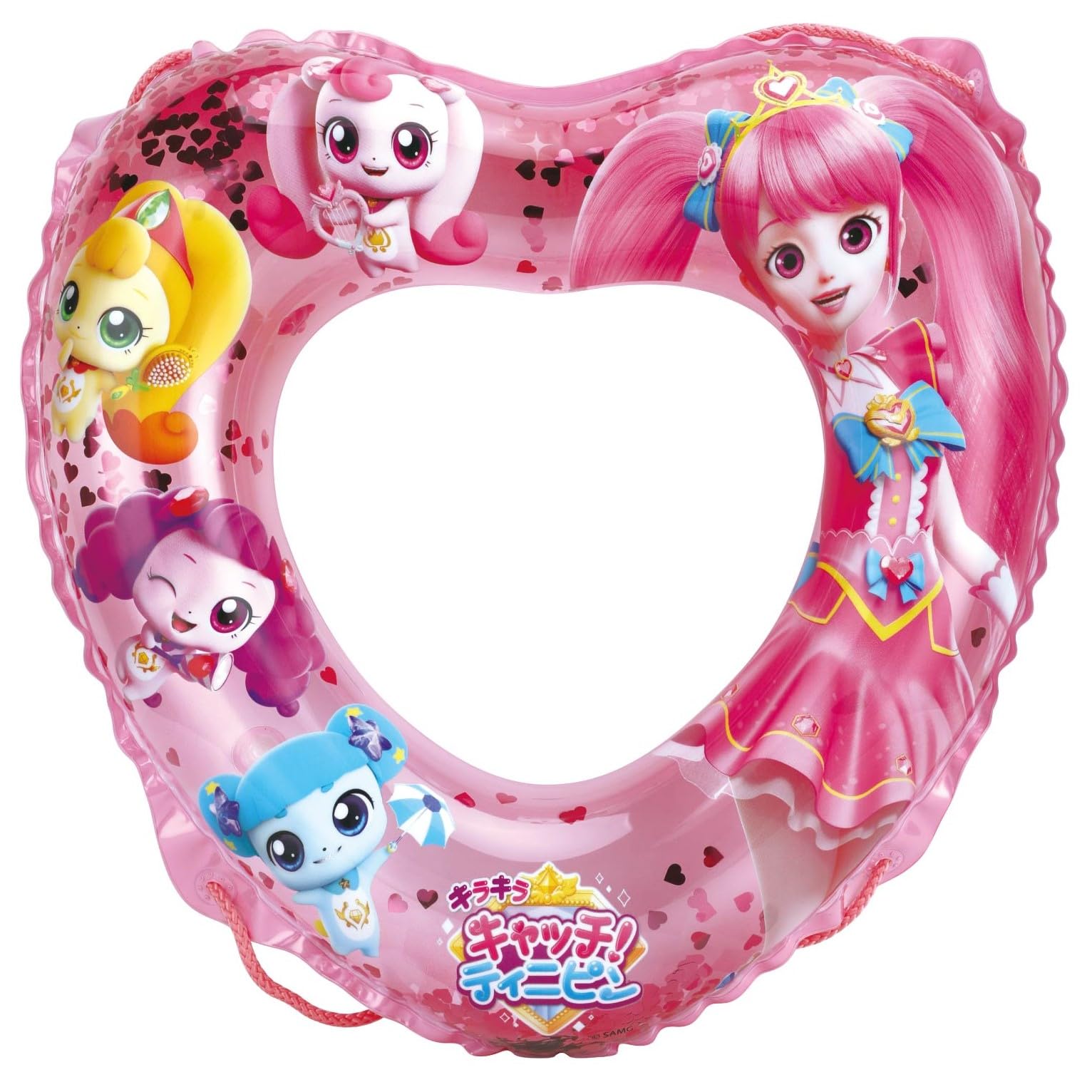 

Поймай сверкающий поплавок в форме сердца Тинипин!