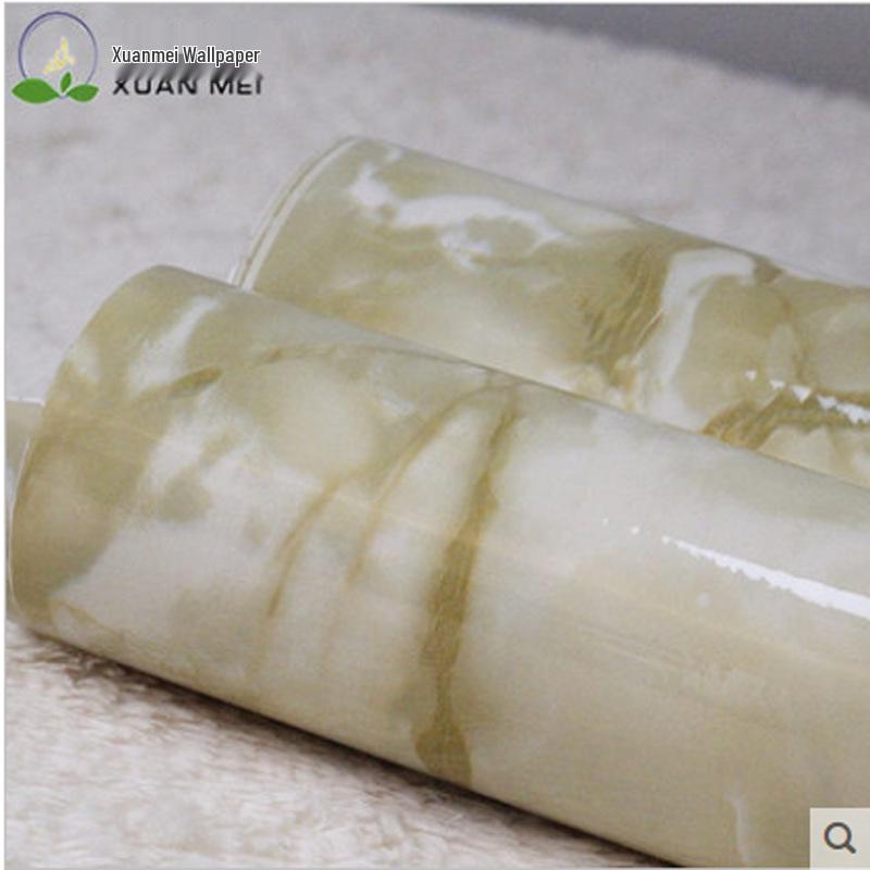 Waterproof, Oil-Proof Marble Self-Adhesive Wallpaper for Bathroom, Kitchen, Living Room, and Toilet Renovation.