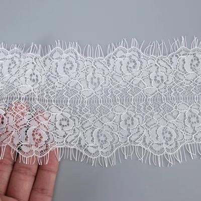 Floral Design Lace Trim 3M Length Scalloped Lace Versatile Eyelash Lace  Wedding Decoration