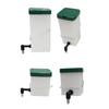 0.5/1L Automatic Rabbit Drinker Leak-proof Lid Design Fountain Splash Proof Water Dispenser Drinking Equipment