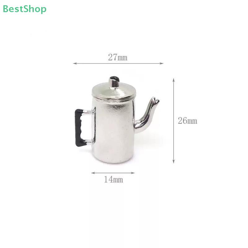 1:12 Puppenhaus Miniatur Möbel Modell Simulation Retro Kessel Topf Offener Deckel Modell Spielzeug