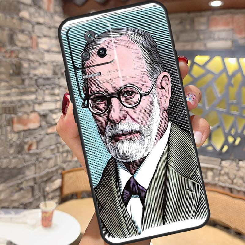 Sigmund Freud Case For Xiaomi 14T Pro 13T 11T 12T 13 14 15 Ultra POCO X6 X7 Pro X3 X5 M6 F5 F6 Pro Cover