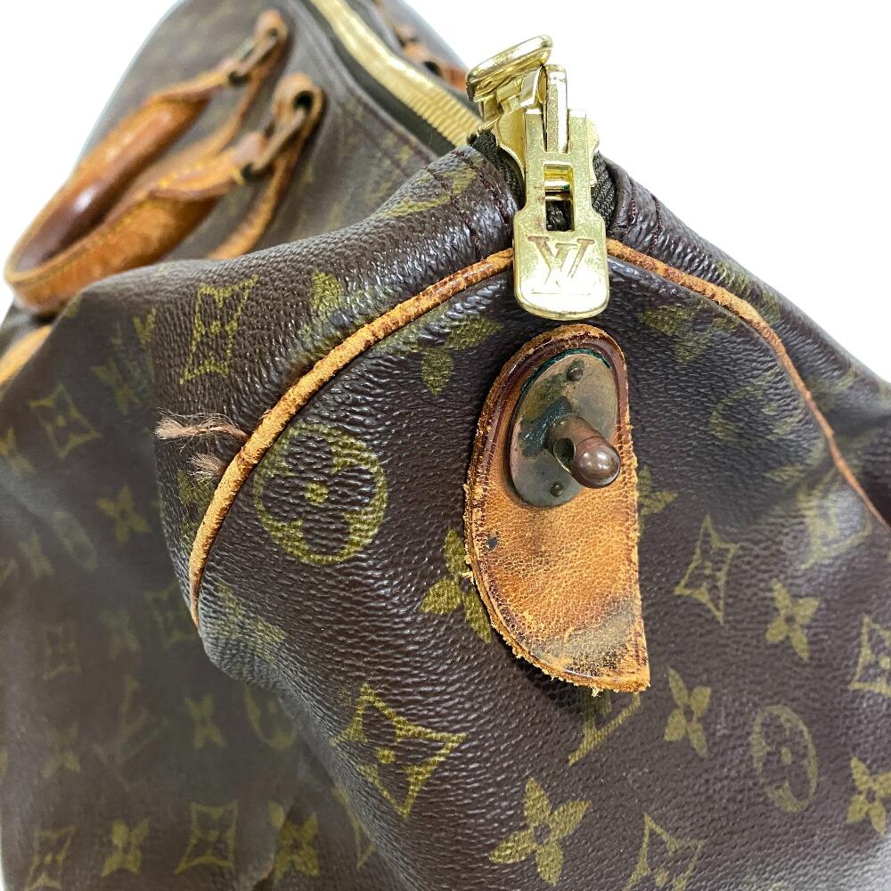 Louis Vuitton M41426 Vintage Monogram Pattern Leather Kiepol 50 Boston Bag Brown Leather Unisex Used