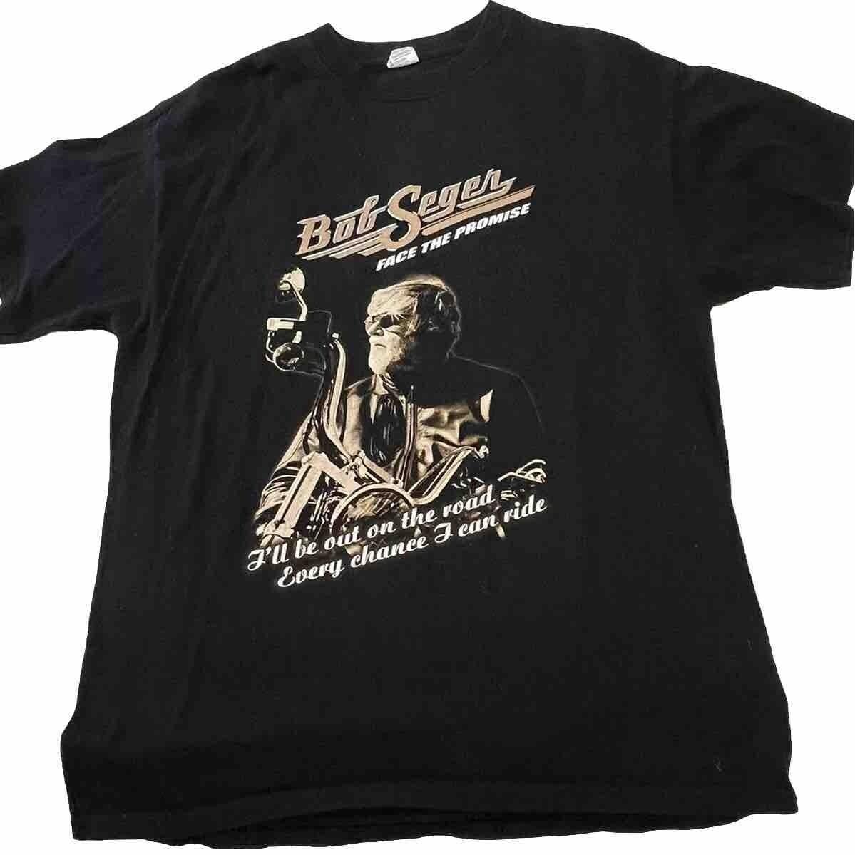 New Bob Seger Collection Bob Side Full Black Unisex Shirt PA100 S