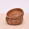 NEW Handmade Solid Wood Bowl Wooden Dining Tableware For Fruit Salad Dessert Rice Mixing Use 4