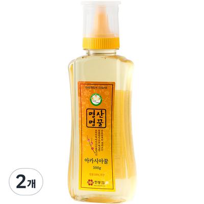 Jirisan Hanbong Farming Association Domestic Acacia Honey, 500g, 2 Units