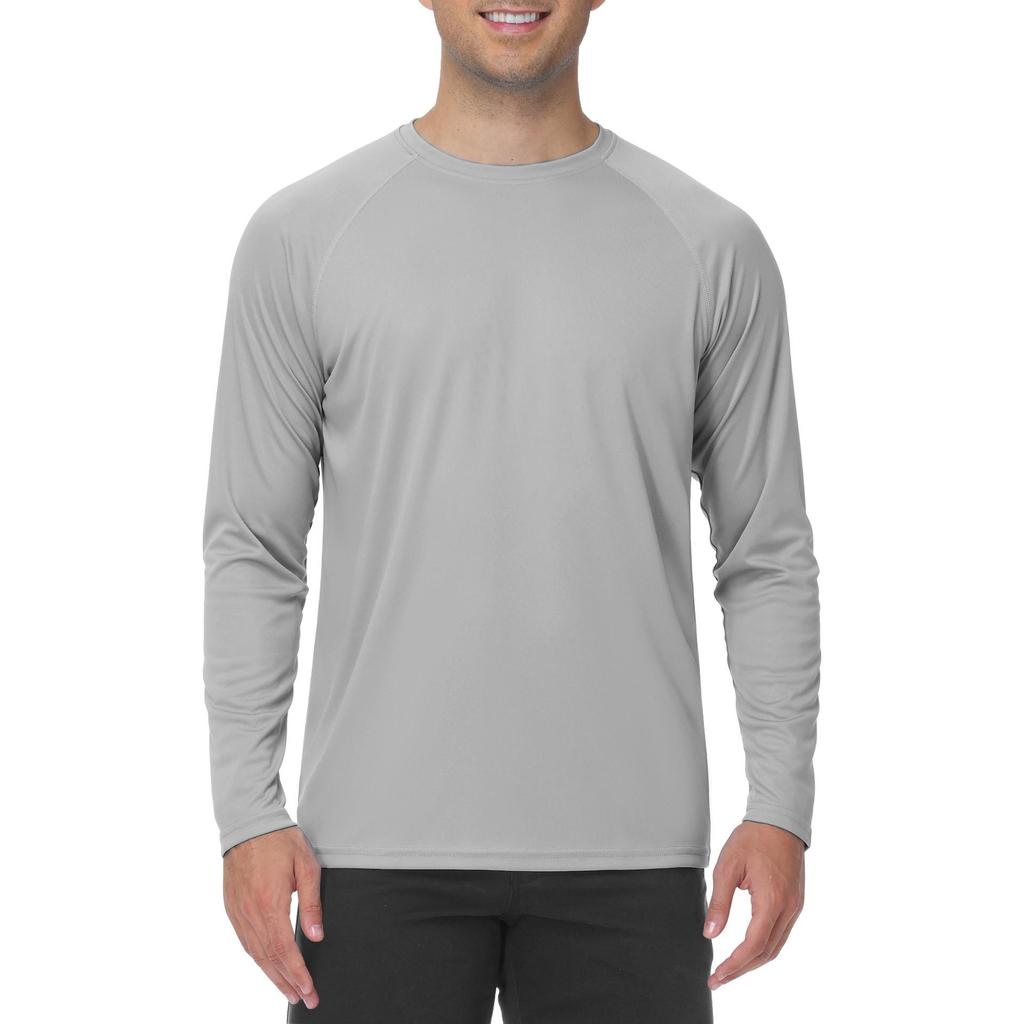 Men's Sun Protection Shirts Spring Summer UPF 50+ Long Sleeve Quick Dry Men Shirts Breathable Hiking Fish Performance Tops UV-Proof