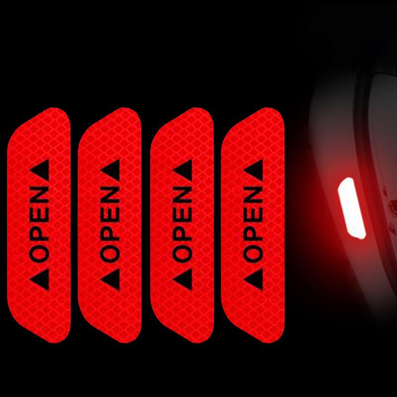 

Светоотражающие наклейки на двери автомобиля Ночная предупреждающая лента Наклейки на двери Декоративные наклейки Светоотражающая полоса для автомобиля Аксессуары для автомобиля
