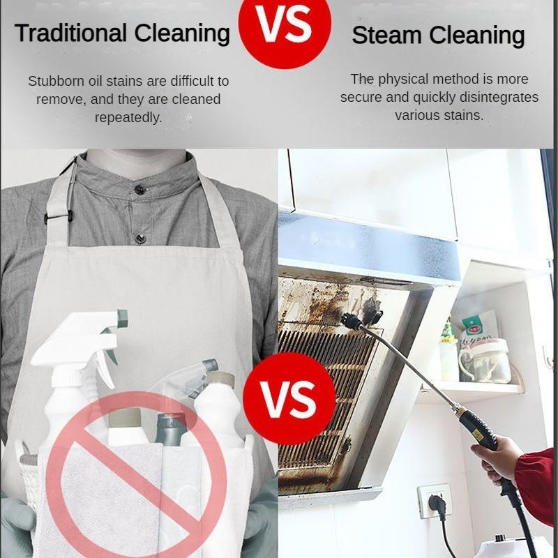 Portable Steam Cleaner High Temperature Sterilization Steam Cleaning Machine Multifunctional Kitchen Oil Fume Cleaning Device