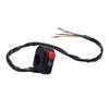 Universal Pair Classic Motorcycle Start Kill Horn Hazard Light Headlight Switch Power 12V