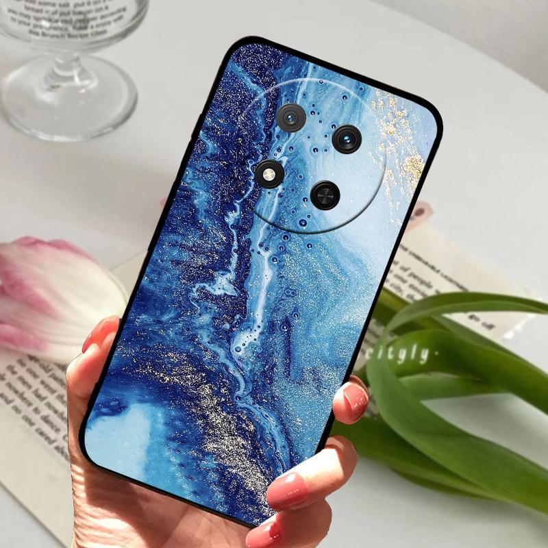 For Honor Magic7 Lite Case BRP-NX1 Luxury Painted Cover Soft TPU Silicone Cases For Honor X9C Magic7Lite X60 Pro X60Pro Fundas