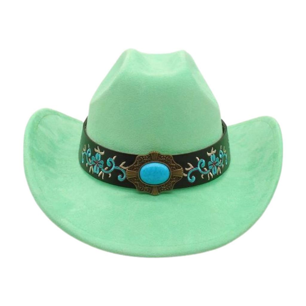 Foreign Trade  Tourism Top Hat Niche Western Cowboy Hat Niche Ethnic Style Skull Stage Dance Performance Hat