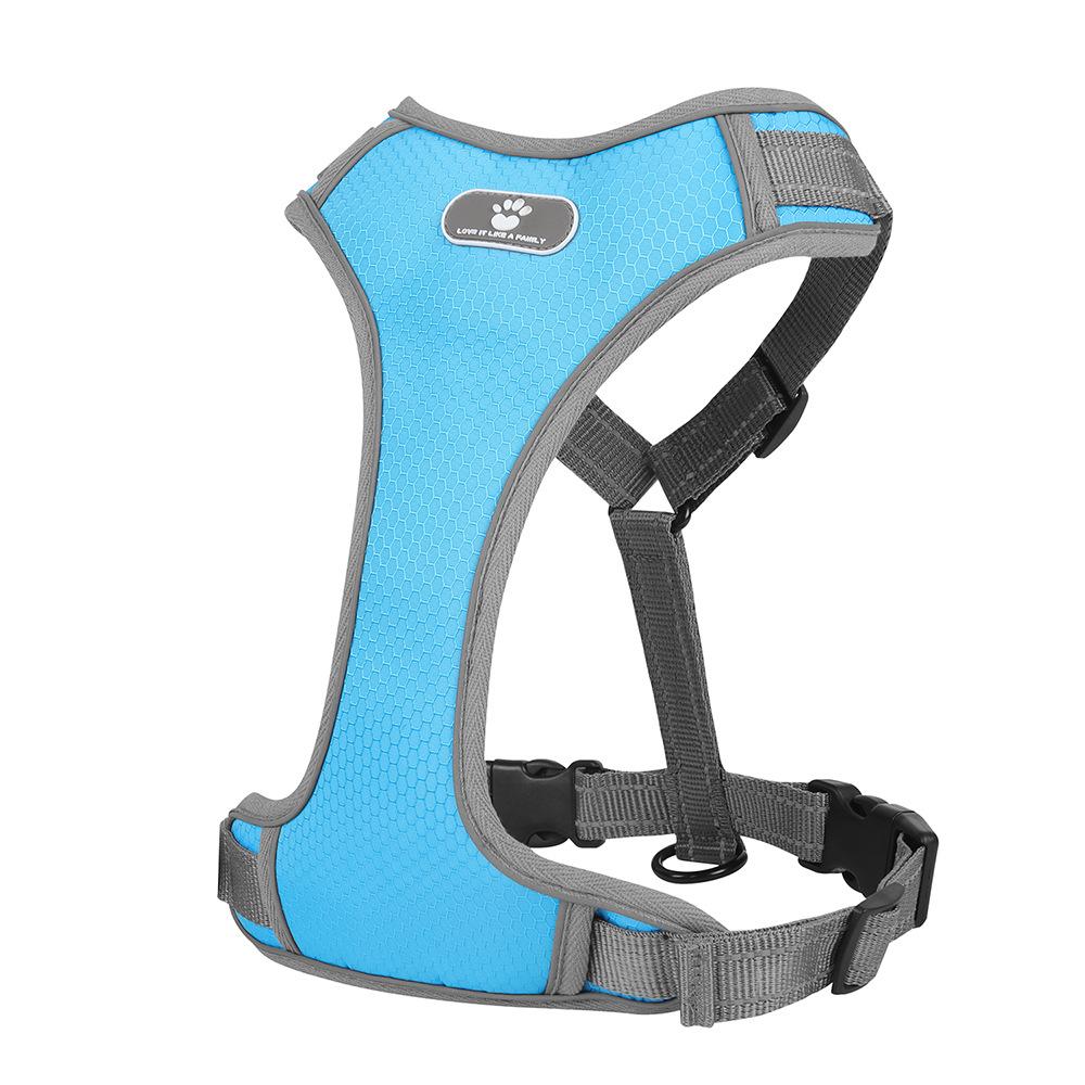 Anti-Zug Hundegeschirr Reflektierendes Licht Atmungsaktives Oxford Mesh-Gewebe Hundegeschirr für Kleine Mittelgroße Haustierhunde Zubehör