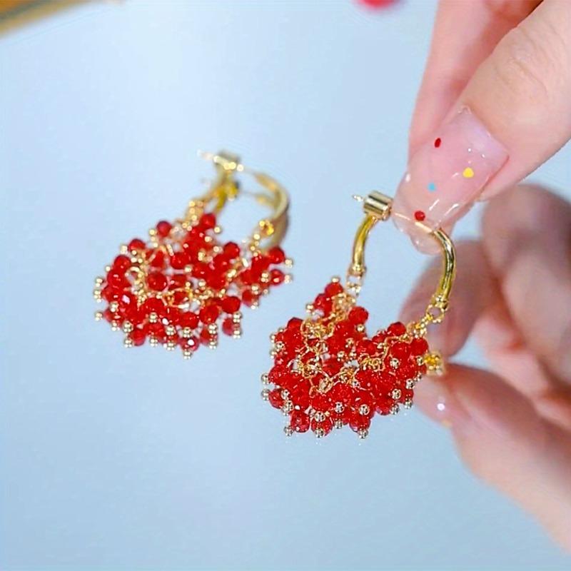 1 Pair of New Unique Design Earrings Fashionable and Delicate Earrings Fashionable and Elegant New 's Wear Christmas Gift