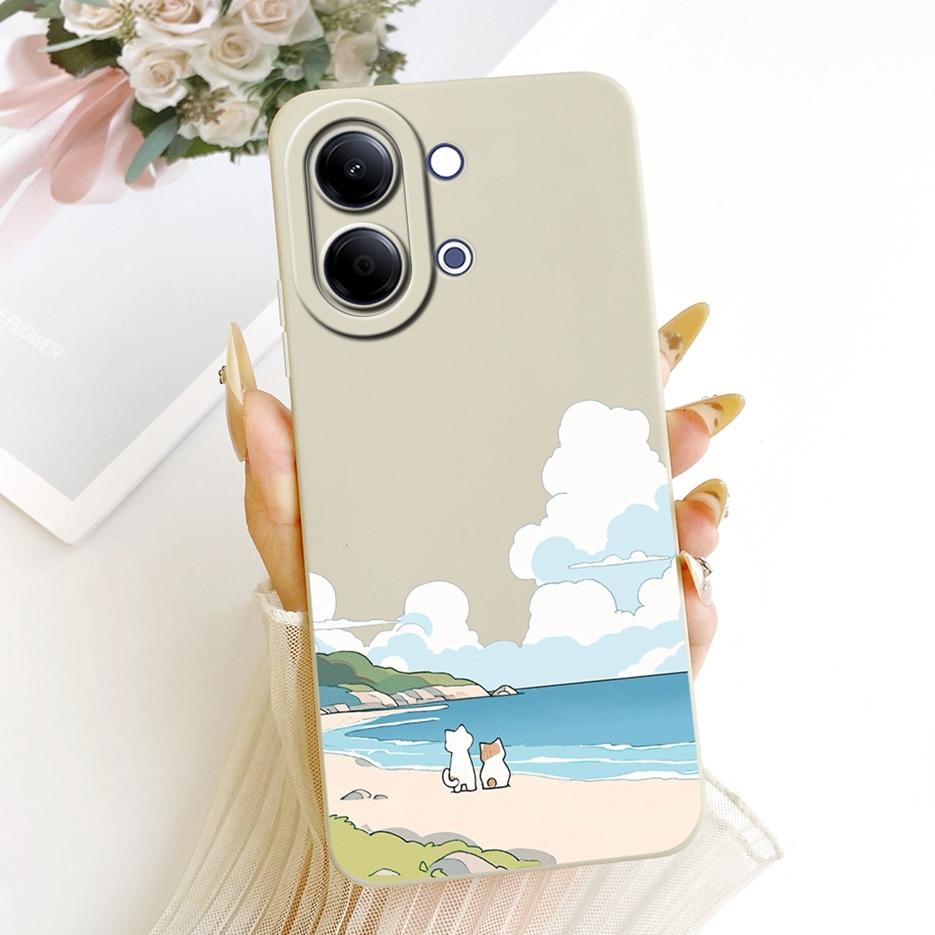 For Vivo Y05 4G Case Cute Dog Panda Cartoon Cover Shockproof Soft TPU Phone Case For Vivo Y11d Y 05 VivoY05 VivoY11d Fundas Bags
