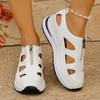 New Bag Head Slippers Wear Summer Women's Leather Mother Shoes Sandals Platform Women's Shoes Wedge Heel Soft-soled Shoes