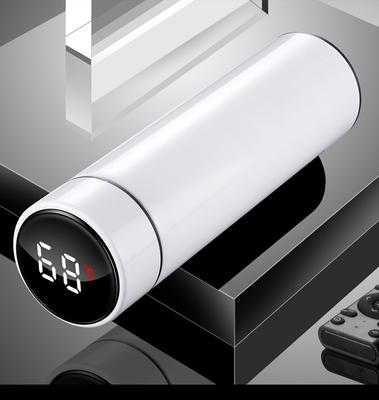 Akıllı Yalıtım Fincan Dokunmatik Sıcaklık Göstergesi Erkekler ve Kadınlar Ofis Fincan 304 Paslanmaz Çelik Su Bardağı İş Hediye