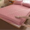 Solid Color Quilted Waterproof Bed Sheet - Thick Brushed Simmons Protective Cover for Home Use