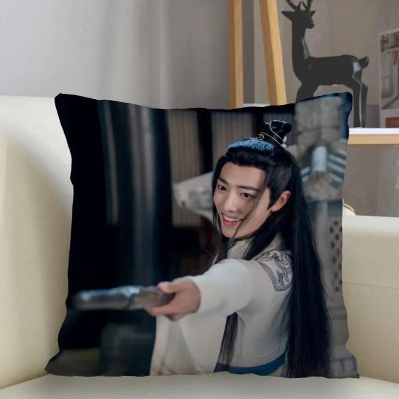 Musife Custom Sean Xiao Xiao Zhan Pillowcase Home Decoration 45*45Cm Zipper Square Pillowcase Throw Pillow Cover Drop Shipping