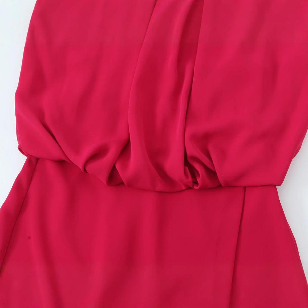 2025 Spring Women's European & American Style Sleeveless Jumpsuit Skirt