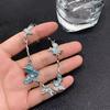 Blue butterfly splicing bracelet women's niche high-end ins cold wind sweet cool personality temperament hand jewelry