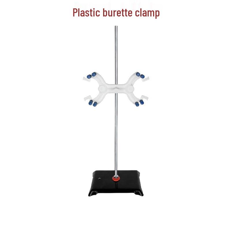 Plastic Burette Clamp with Double Butterfly Clips 230mm