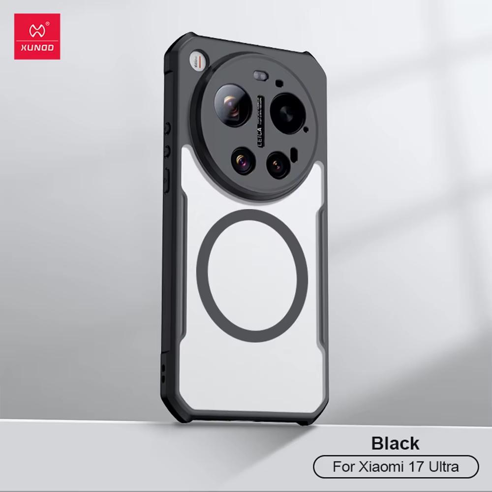 Для Xiaomi 17 Ultra Чехол XUNDD Чехол для телефона Роскошная задняя крышка Подушка безопасности Противоударный бампер Защитные чехлы с магнитным кольцом For Xiaomi 17 Ultra