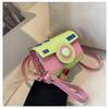 PU Small Square Bag Cartoon Box Bag Portable Camera Bag  Girls