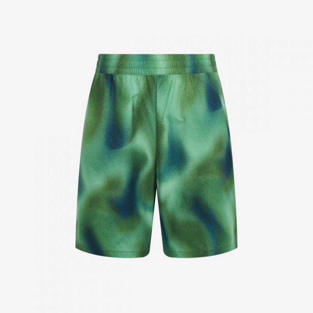 Fila Allover Print Shorts DARKGREEN/085