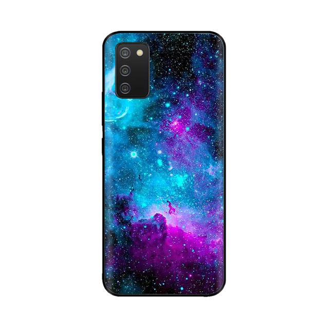 For Samsung A03s Case Silicone Soft Space Wolf Phone Cover For Galaxya03s A 03s A03 S Case 6 .5 Inch Tpu Bumper Fundas Painted