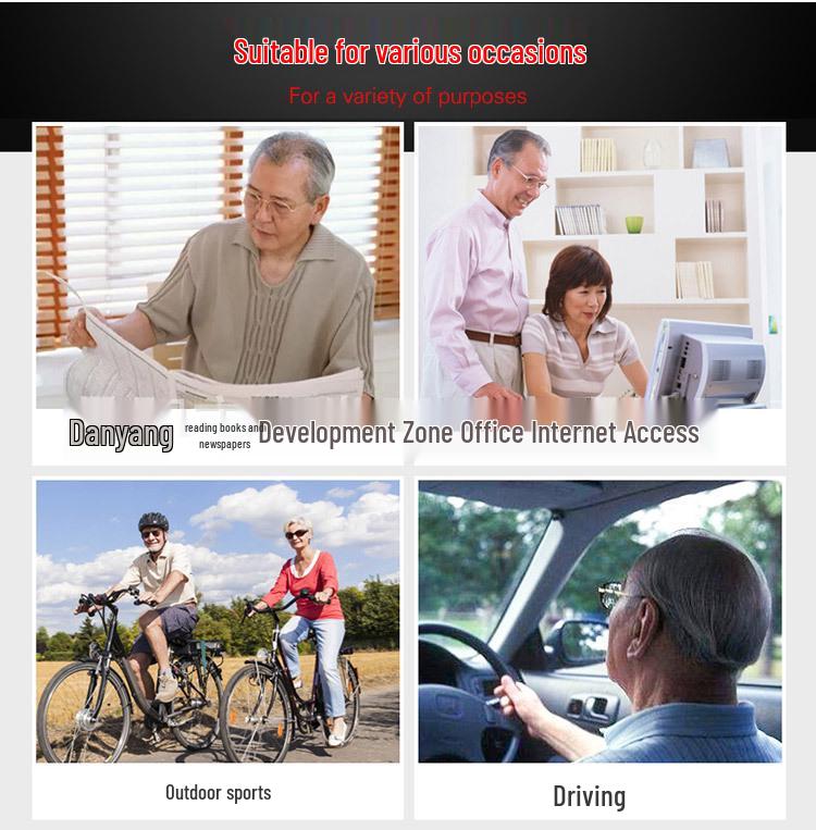 Crystal Glass Folding Reading Glasses