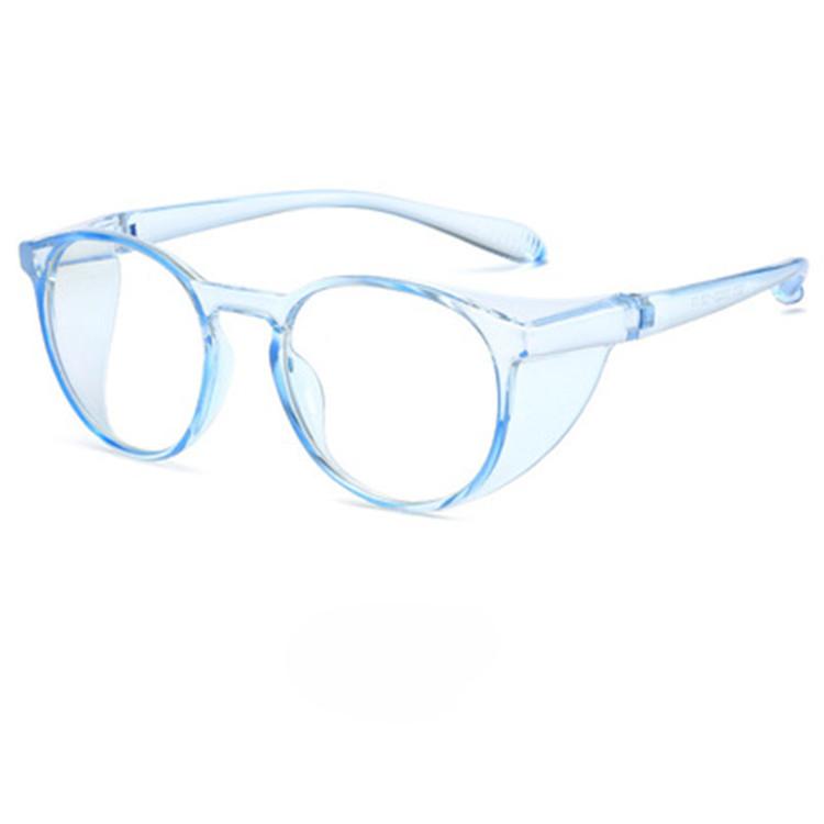 New Anti-blue, Anti-fog and Anti-sand Goggles Cross-border Small Round Frame Edge Flat Mirror Spot Wholesale