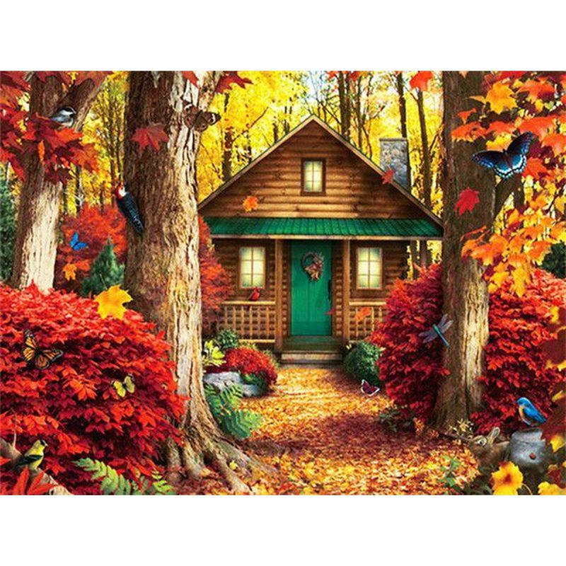5D Diamond Painting Scenery Cross Stitch Landscape Diamond Embroidery Home Decor Gift