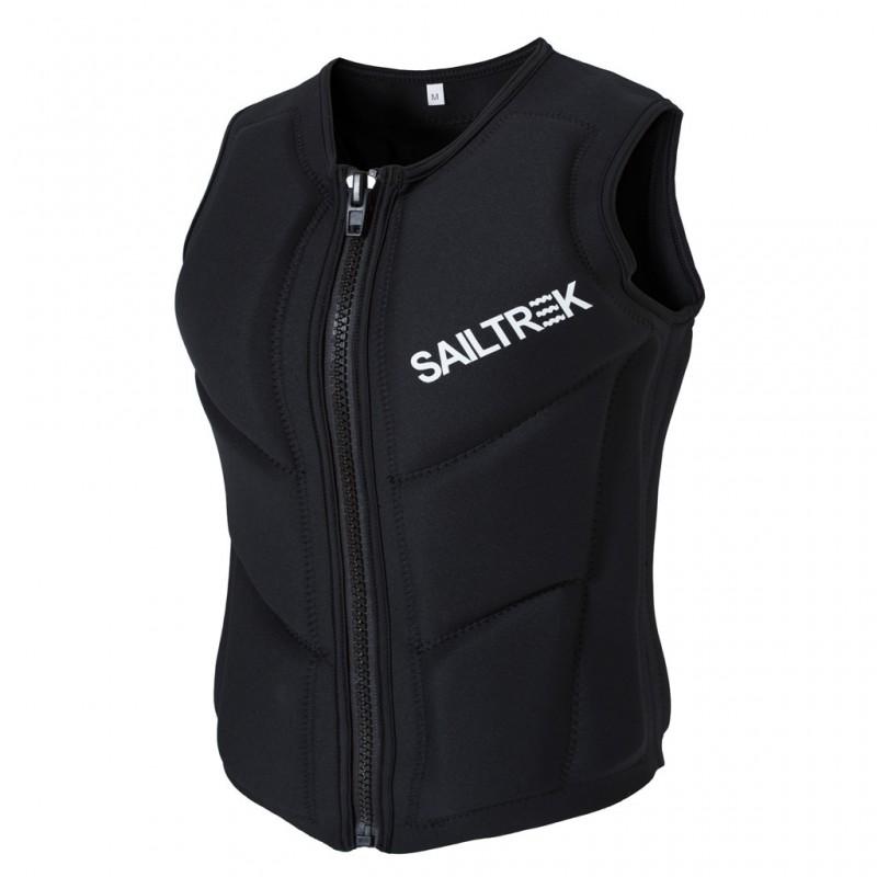 Adult Buoyancy Vest Snorkeling Fishing Swimming Jet Ski Water Sports Safety Floatation Aid L103 Black - S