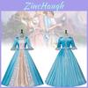 Vestito Cosplay di Barbie La Principessa e la Povera in Poliestere e Spandex per Costume di Halloween