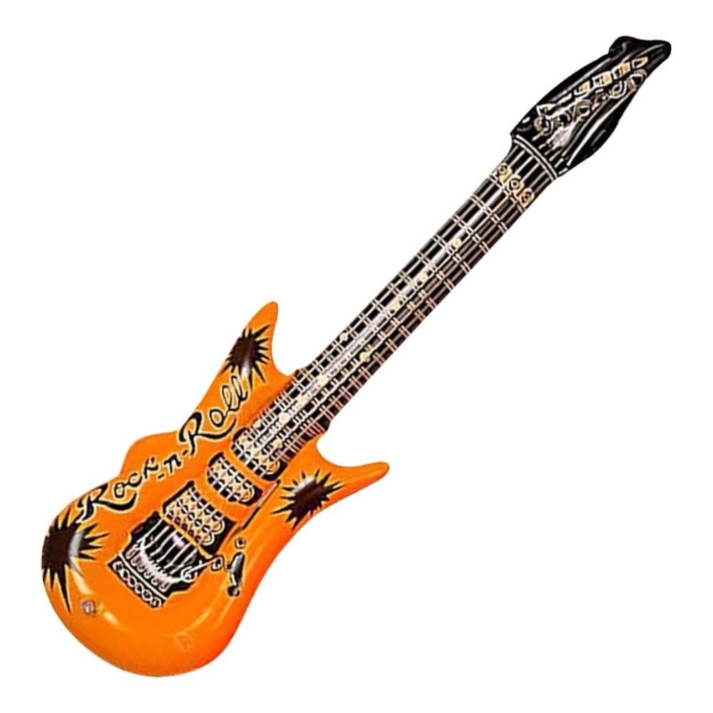 Random Color Inflatable Guitar Balloon Inflatable Guitar Foil Balloons  Children Toys