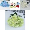 Wedding Flower Decor Artificial Hydrangea With Plush Fabric For Home And Party