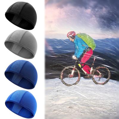 Helm-Innenmütze, schweißableitend, atmungsaktives Mesh, schnelltrocknende Beanie, Outdoor, Radfahren, Laufen, Motorradfahren, Herren, Unterhelm-Totenkopfmütze