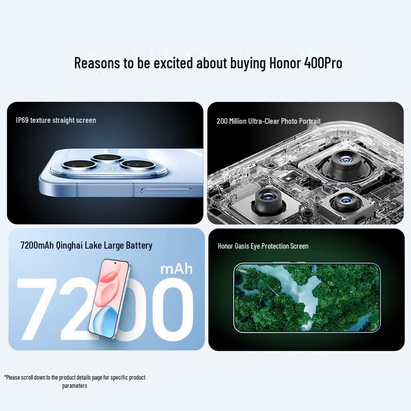 Honor 400 Pro 5G AI Camera Smartphone (CN Version)