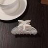 Large Starfish Hair Grab Colorful Acrylic Shark Clip Personalized Pearl Hair Claw  Girls