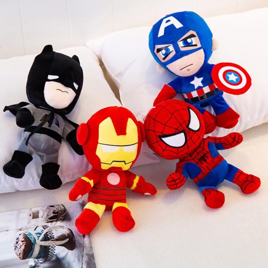 Plush Doll The Avengers Series Decorative Soft Texture Spiderman and His Amazing Friends Stuffed Dolls for Superhero Fans