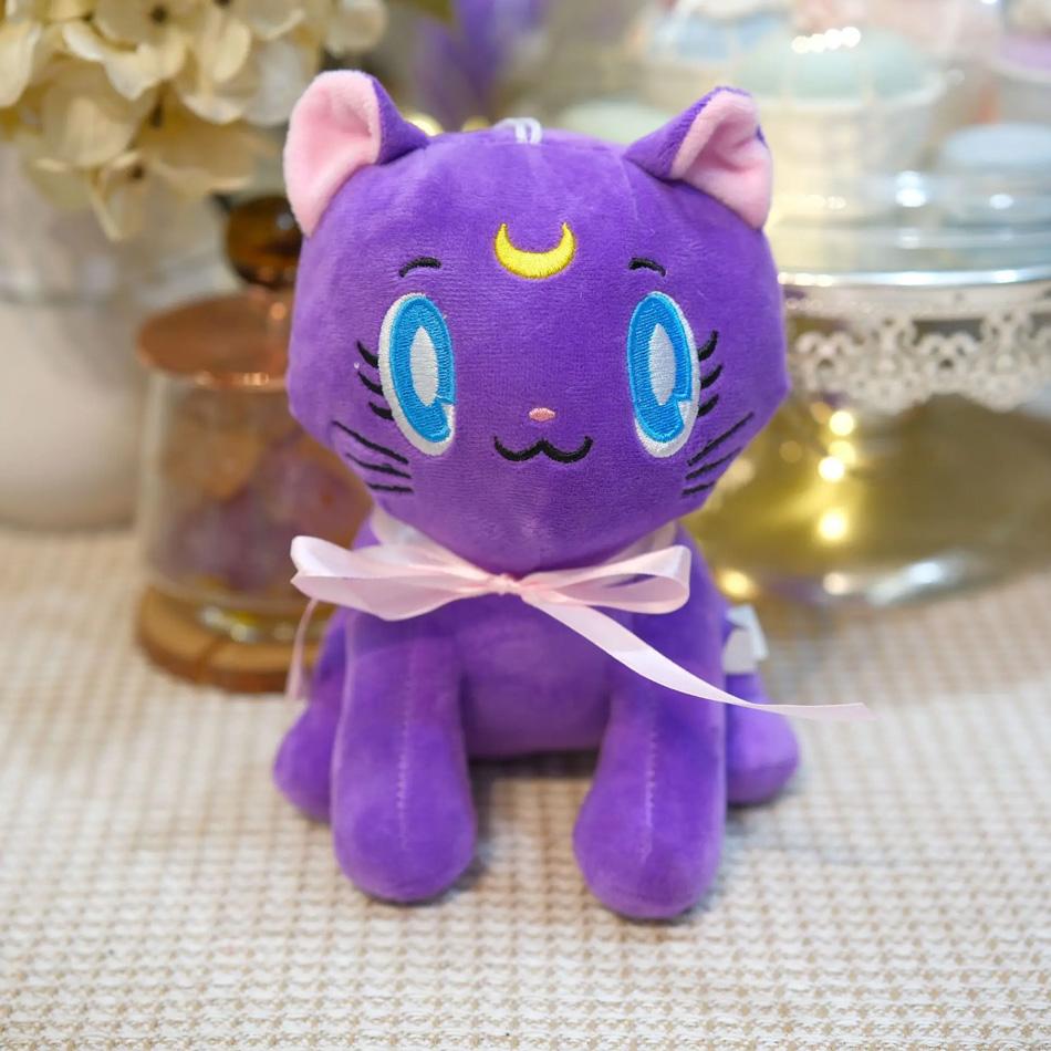 

Кавайная плюшевая игрушка Сейлор Мун Лунный Кот Лунный Заяц Милая Девушка Сердце Наполненная Аниме Кукла Подарок Декор Дома Спальни Подарок на День Рождения