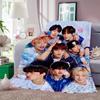 Nap Blanket Sofa Winter A-Ateezs Warm Bed Fleece Camping Custom Decorative Fluffy Soft Blankets King Size Microfiber Bedding