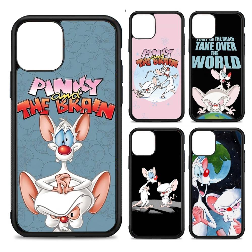 Pinky And The Brain Phone Case Silicone PC+TPU For For iPhone 11 12 13 14 15 16 Plus Pro Max Cover