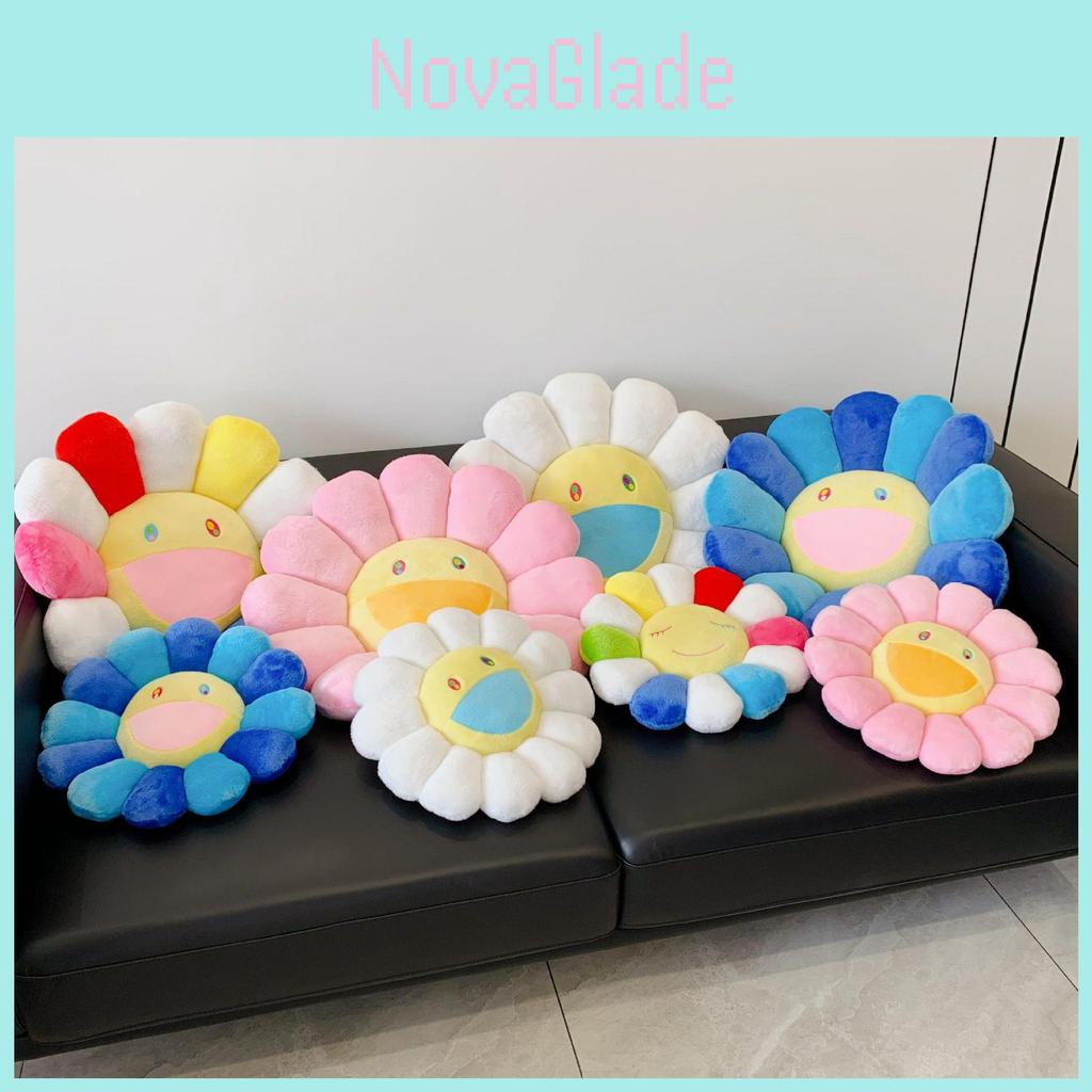 Soft And Comfortable 40cm Takashi Murakami Rainbow Flower Pillow Plush Toy