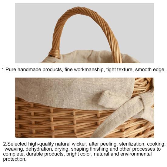 Bryllupskurv Bue-knute med stor kapasitet Flerbruks bryllup brudepike blomsterkurv for frukt