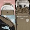 Stokke YOYO Footmuff Toffee, W18.5cm x H5cm x D89cm, 646608